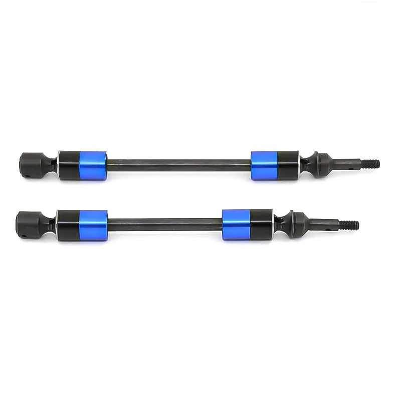 

2Pcs Hard Steel CVD Universal Joint Drive Shaft Axle Upgrade Accessories for Traxxas 1/10 E-Revo Summit RC Car