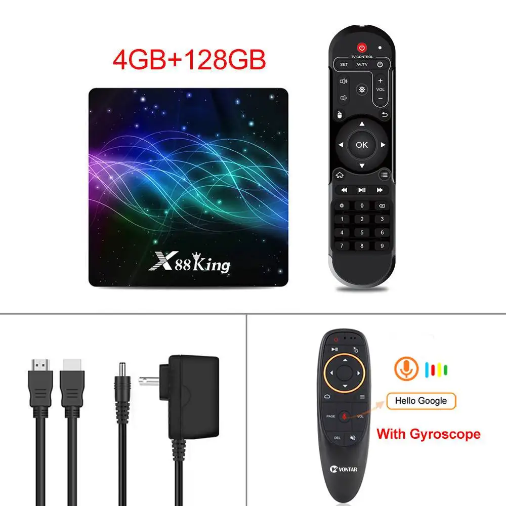Color G10 4 ГБ ОЗУ 128 Гб ПЗУ Amlogic S922X ТВ приставка Android 9,0 двойной Wifi BT5.0 1000M 4K 60fps USB3.0 Google Play Store Youtube медиаплеер - Цвет: Color G10
