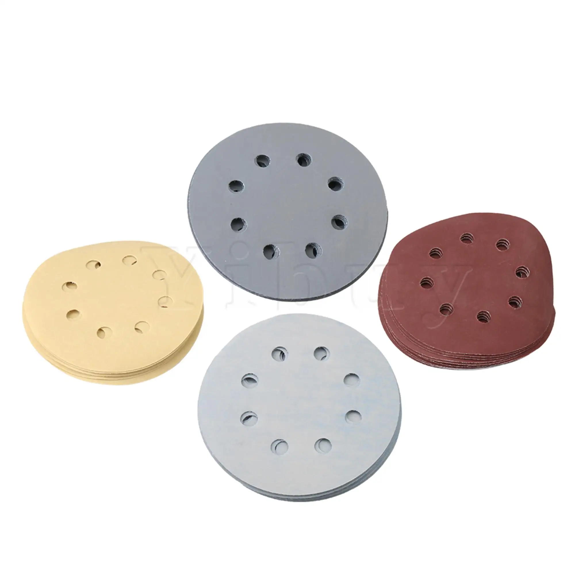 

50 x Aluminium Oxide Hook Loop Sanding Disc Sandpaper Kit 1500-7000 Grit