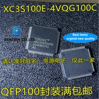 5pcs xc3s100e 4vqg100c xc3s100e qfp100 programmable fpga chip in stock 100 new and original