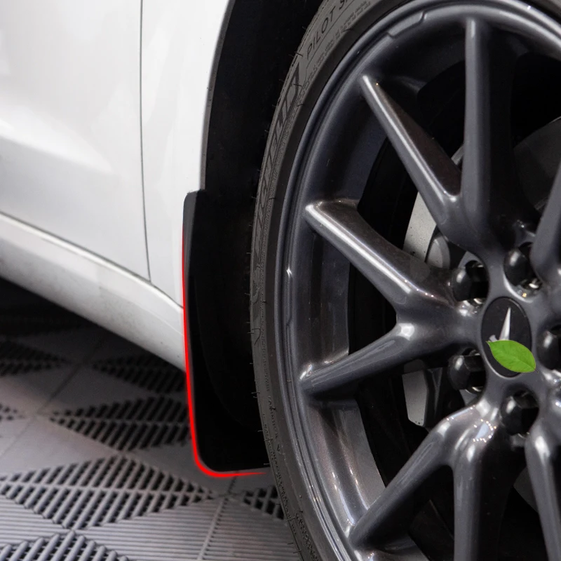 4 предмета в комплекте для Tesla модель 3 брызговик крыло Model3 спереди и сзади