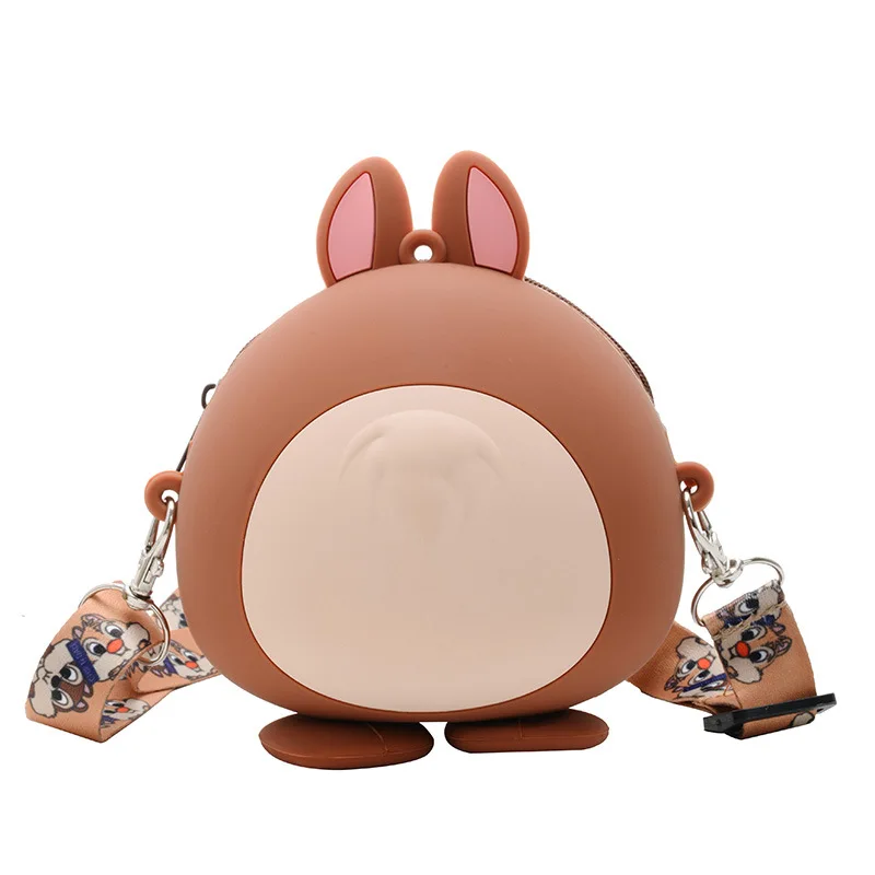 

Women Purse Wallet New animal coin purse cute cartoon children wallet student storage bag silicone messenger bag Money Bag