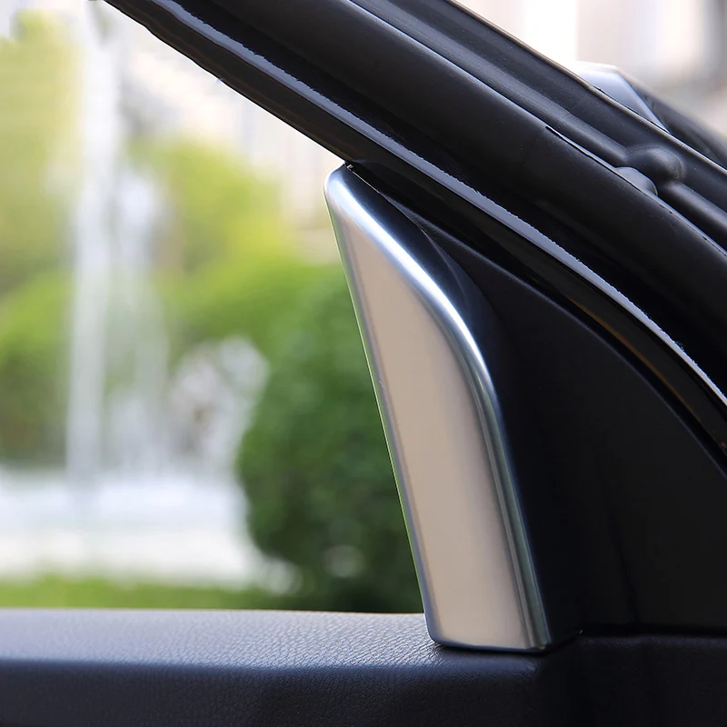 Lsrtw2017 Abs Автомобильная стойка передняя треугольная хромированная планка для Toyota