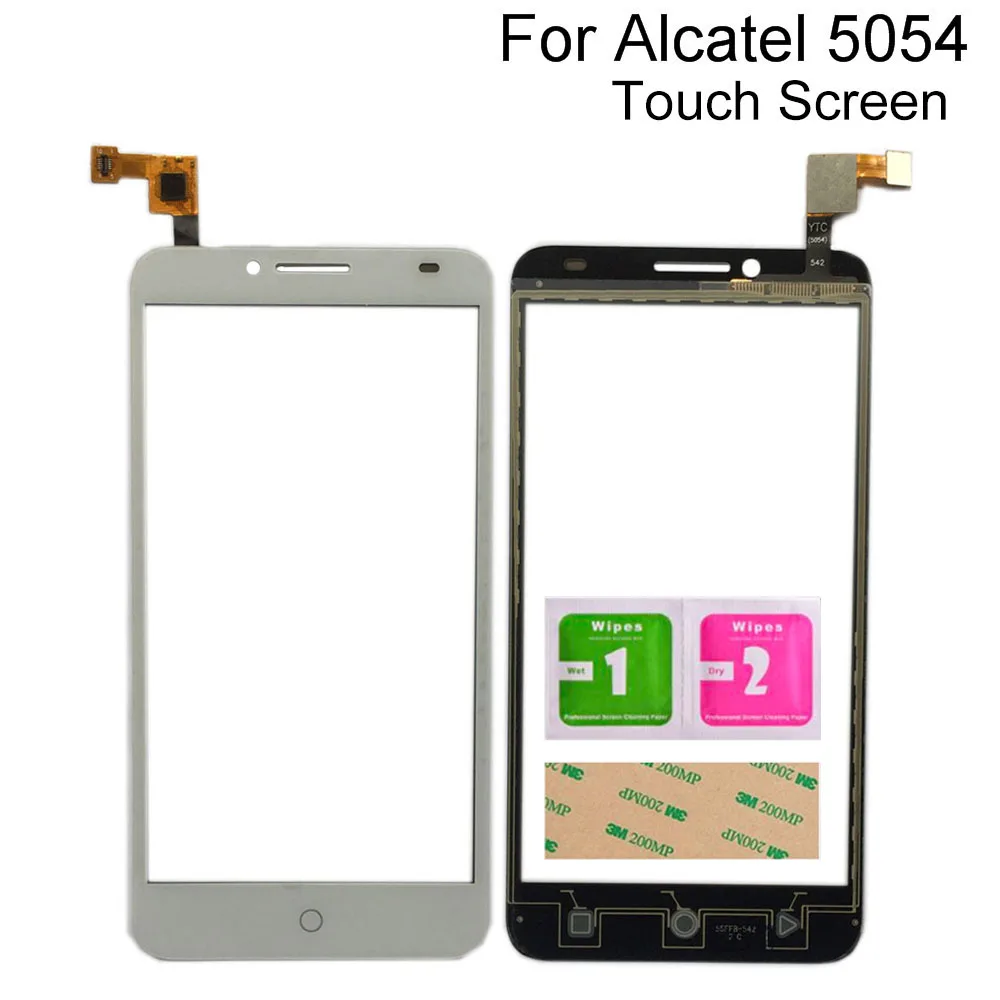

Сенсорный экран для Alcatel One Touch POP3 5,5 4G OT5054 5054 5054D Pixi3 5,5 OT5054 дигитайзер панель сенсорные инструменты 3M клей