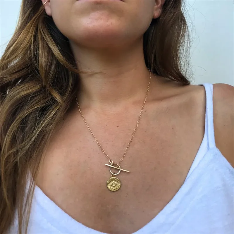 Модные Классические Подвески для глаз ожерелье чокер женщин винтажное