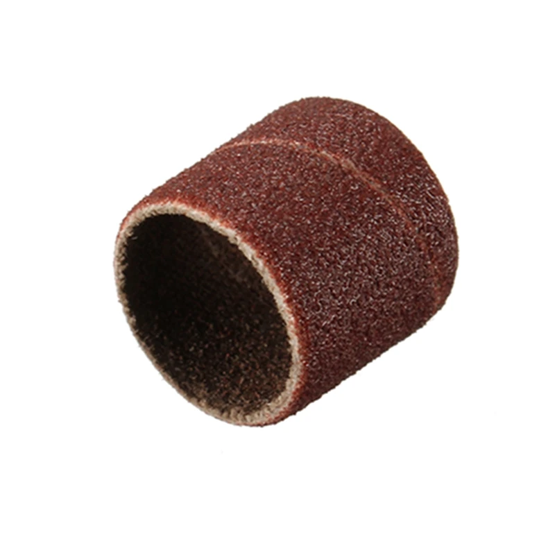 

10pcs/lot 408 60 Grit Sanding Bands + 1PC 407 Sanding Drum Sandpaper Sand Paper Mandrel For DREMEL