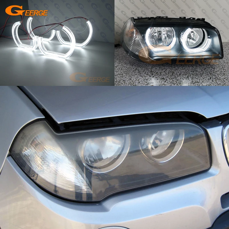 

For BMW E83 X3 2003-2010 Excellent DTM M4 Style Ultra bright led Angel Eyes halo rings Car styling Day Light