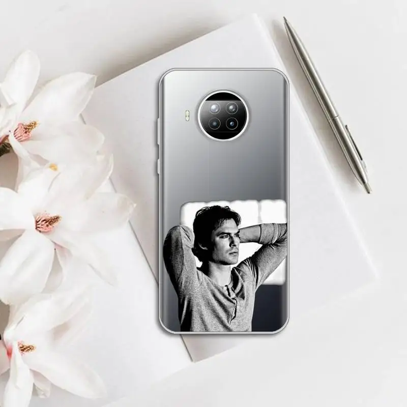 

The Vampire Diaries Stefan Damon Phone Case Transparent for Xiaomi Redmi note 10 t 8 9 pro lite 11