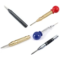 heavy duty automatic center pin punch loaded marking holes wood press dent marker woodwork tool drill bit h9ef