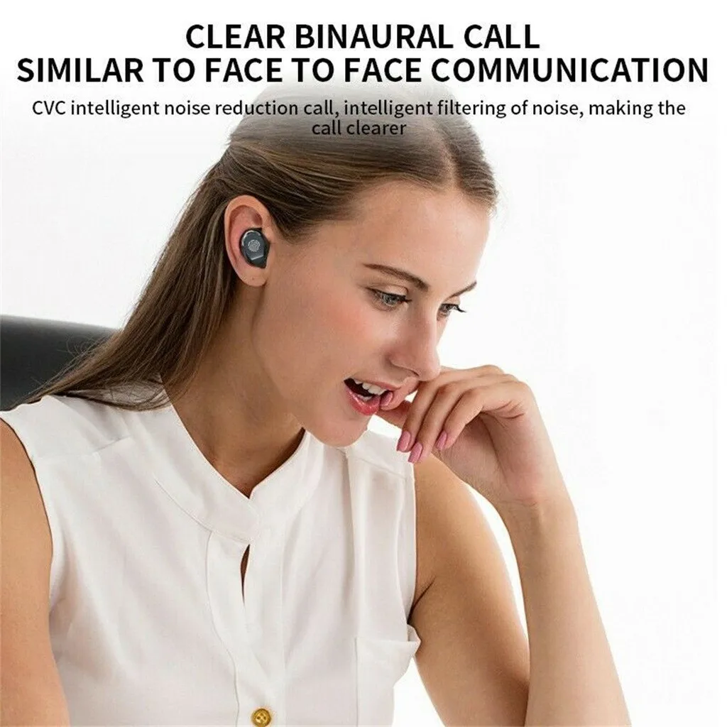 Bluetooth 5 0 гарнитура наушники-вкладыши Tws беспроводные наушники мини стерео с