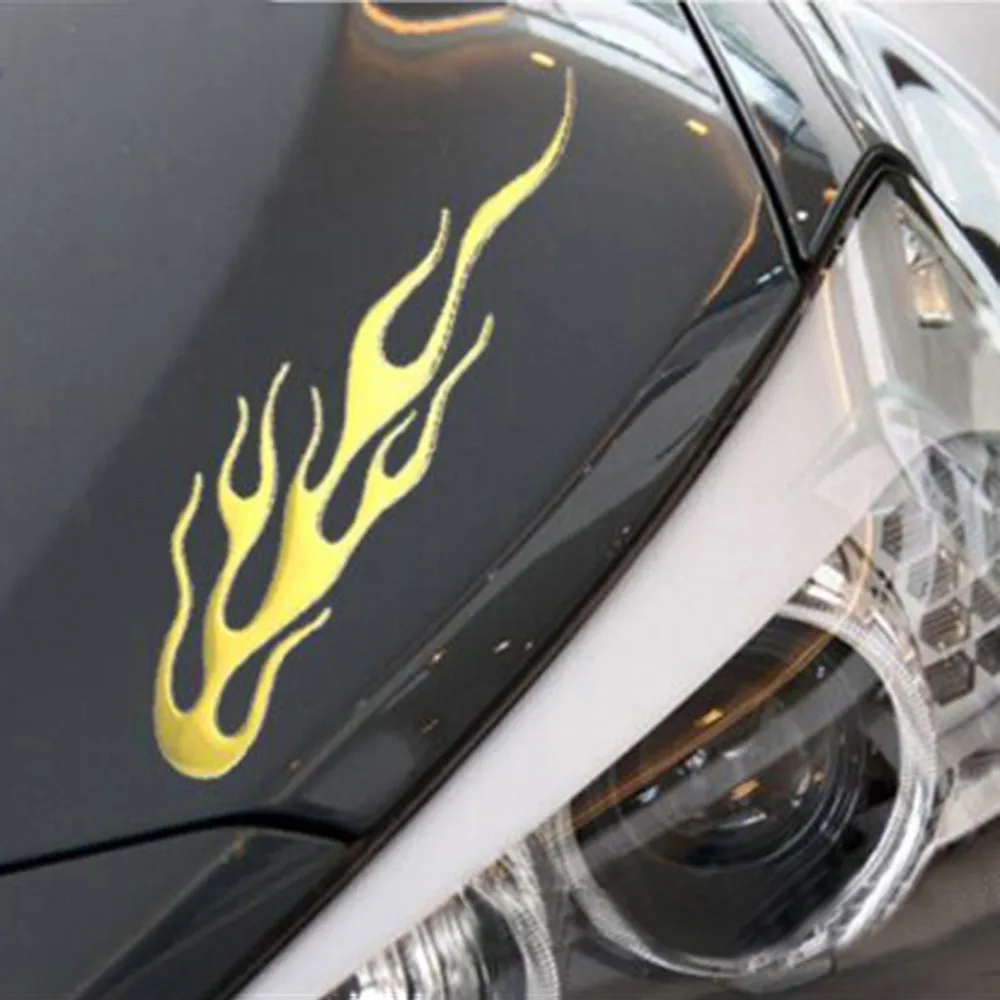 Автомобильный Стайлинг для мотоциклов наклейка с пламенем ребенок на борту