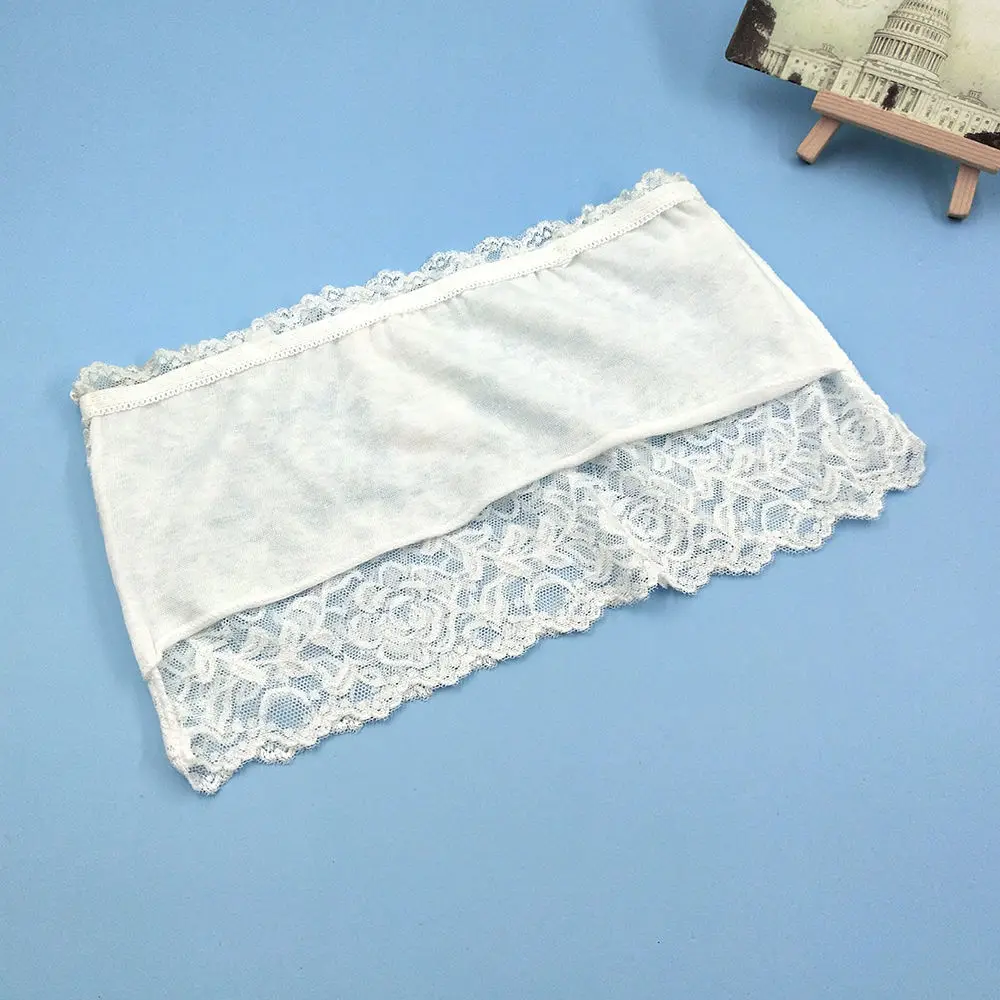 

Women Full Floral Lace Strapless Stretchy Bandeau Tube Tops Girls Summer Bralette Lingerie