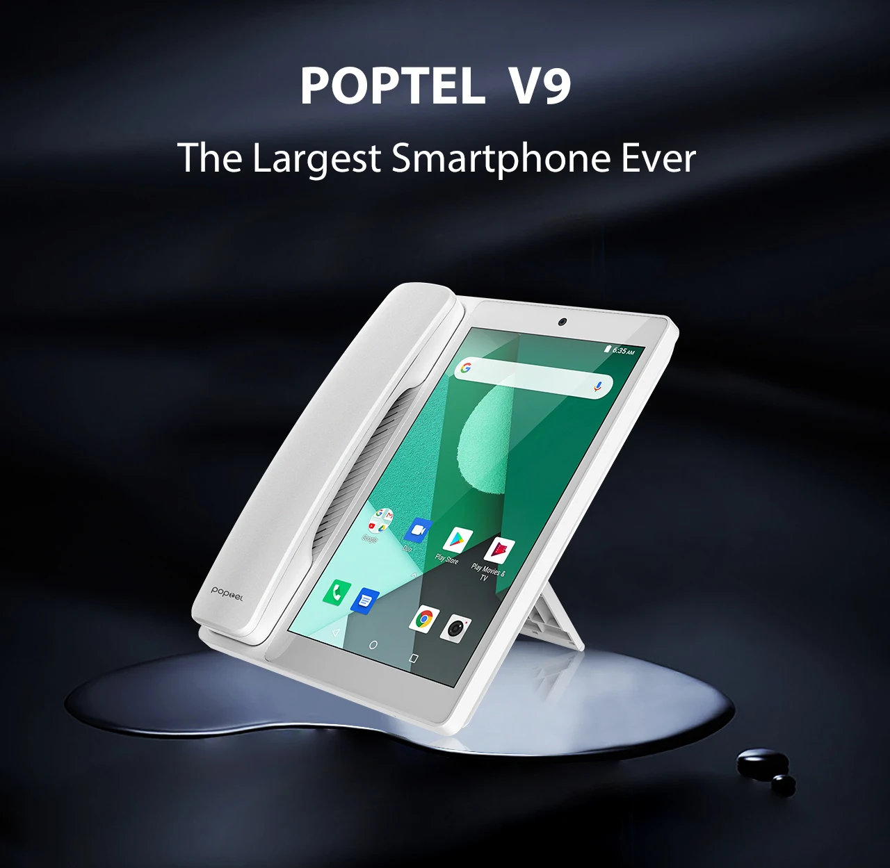 POPTEL V9 8,0 дюймовый смартфон 2 Гб ОЗУ 16 Гб ПЗУ Android 8,1 SC9832E четырехъядерный 5MP OTA OTG стол LTE 4G мобильный телефон