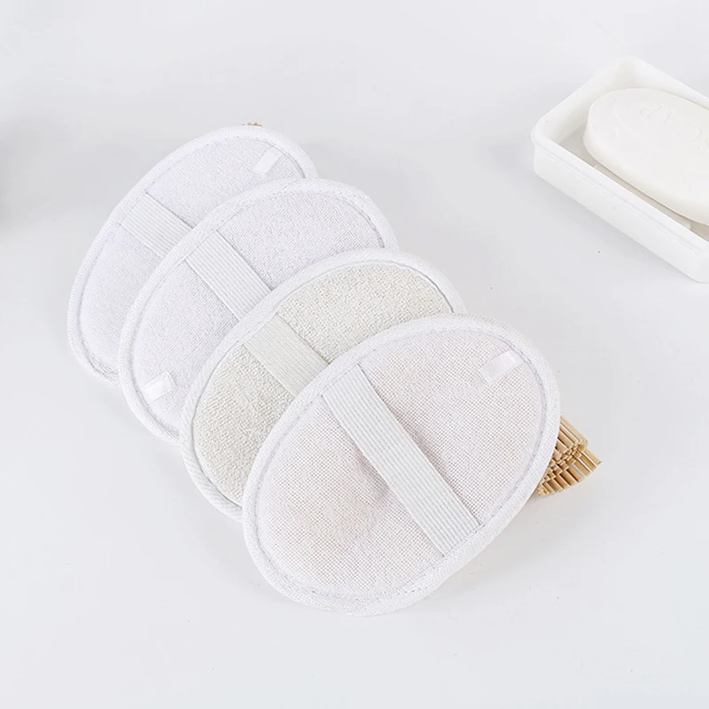 

Natural Loofah Body Scrubber Bath Exfoliating Sponge Soft Shower Brush Cleaner Pad Exfoliating Shower Puff Body Skin Care Tool