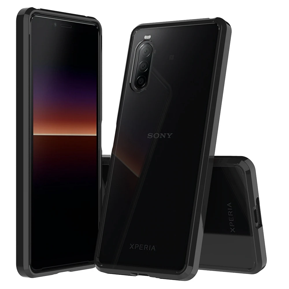 Чехол для Sony Xperia 10 II 6 дюймовая Противоударная силиконовая рамка прозрачная