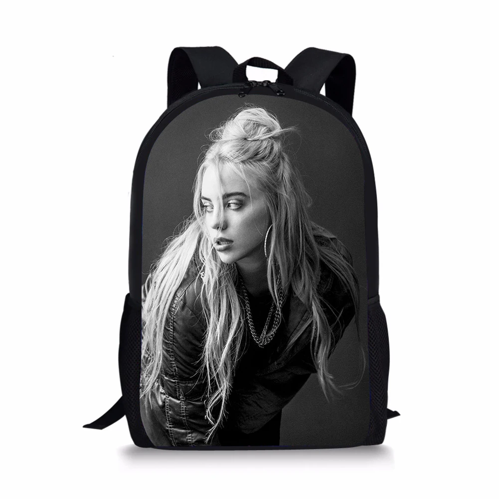 As picture THIKIN Spider-Girl Billie Eilish, школьные сумки с принтом, детские сумки, популярные повседневные сумки для девочек, детские сумки на плечо, на заказ - Цвет: As picture