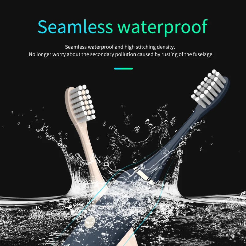Ультразвуковая электрическая зубная щетка с USB-зарядкой модный внешний вид