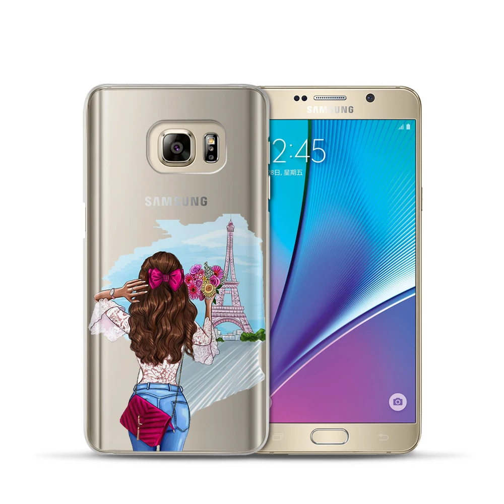 

Weldone New Arrival Fashion Girls Case For Samsung S9 Plus S7 S6 Edge S8 Plus G530 J3 J7 J5 J2 prime 2016 2017 Covers Etui