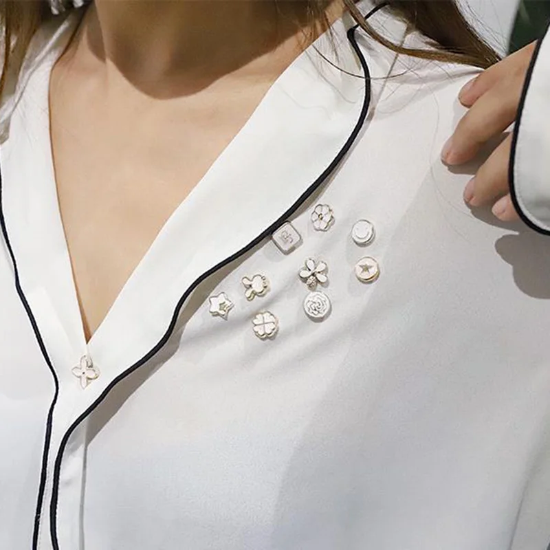 Лидер продаж 10 штук чтобы предотвратить случайное воздействие брошь на кнопке