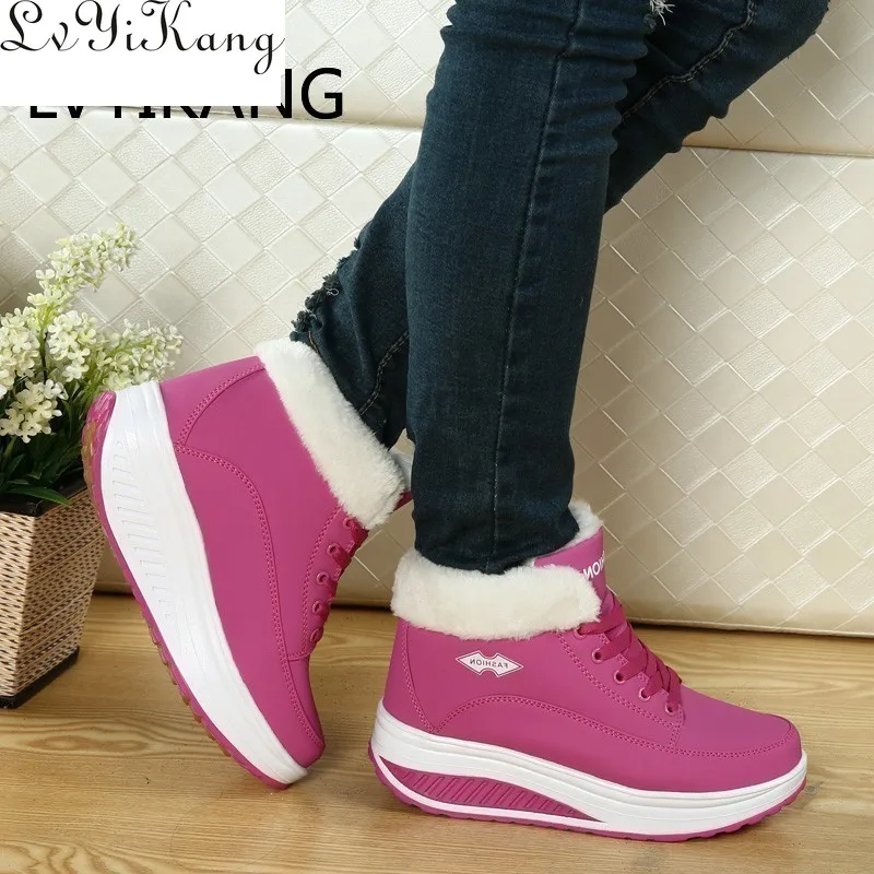 Новинка Осень зима 2019 женские ботинки женская обувь ботильоны на толстом меху