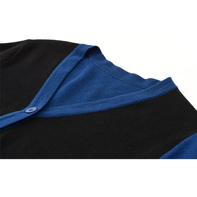 Женский трикотажный кардиган с длинным рукавом повседневный тонкий разрезом и