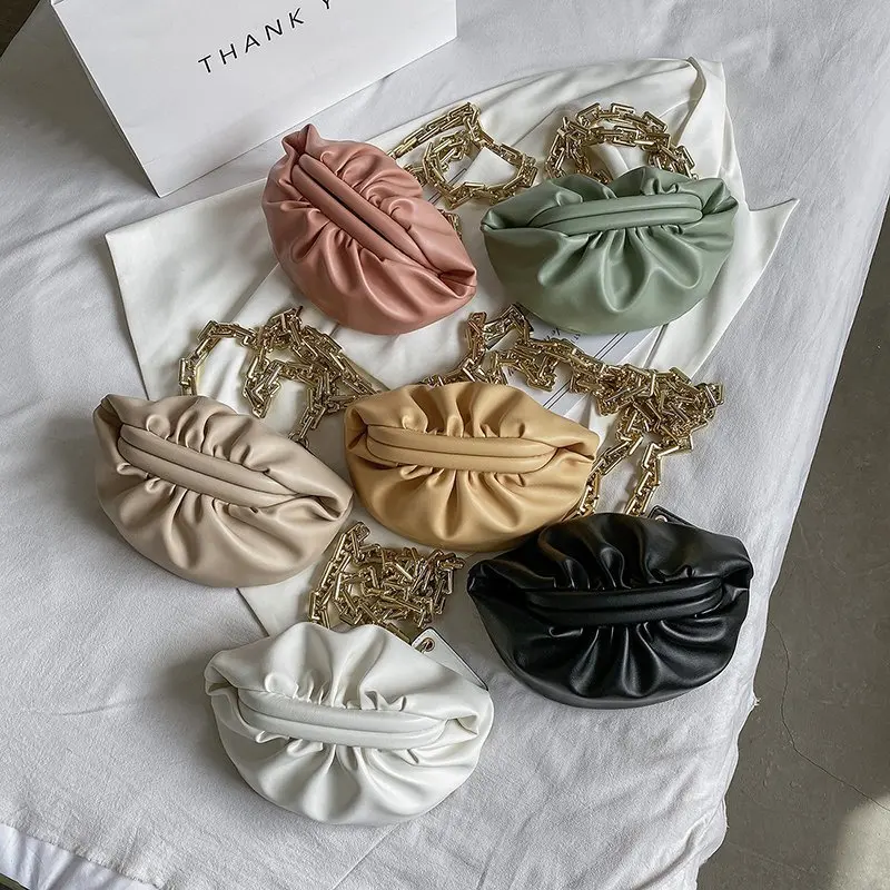 

Luxury Chain PU Leather Shoulder Bags for Women 2021 Summer Ladies Travel Handbags Small Crossbody Bag