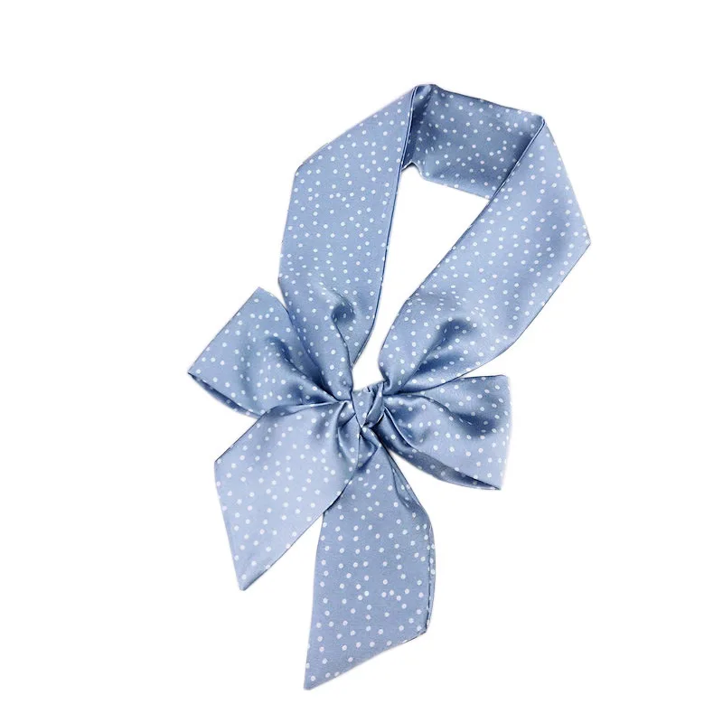 Атласная текстура шелковый шарф стильный шикарный маленький Корейская версия