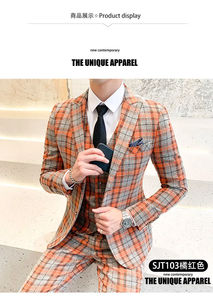 Костюм Homme Vestito Uomo Elegante костюм Homme Mariage клетчатые итальянские костюмы мужские курчавые куртки мужские свадебные костюмы Ternos