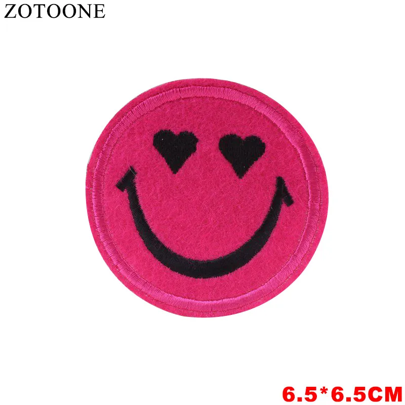 ZOTOONE мультфильм Радуга Любовь Сердце шитье на двусторонние нашивки для одежды