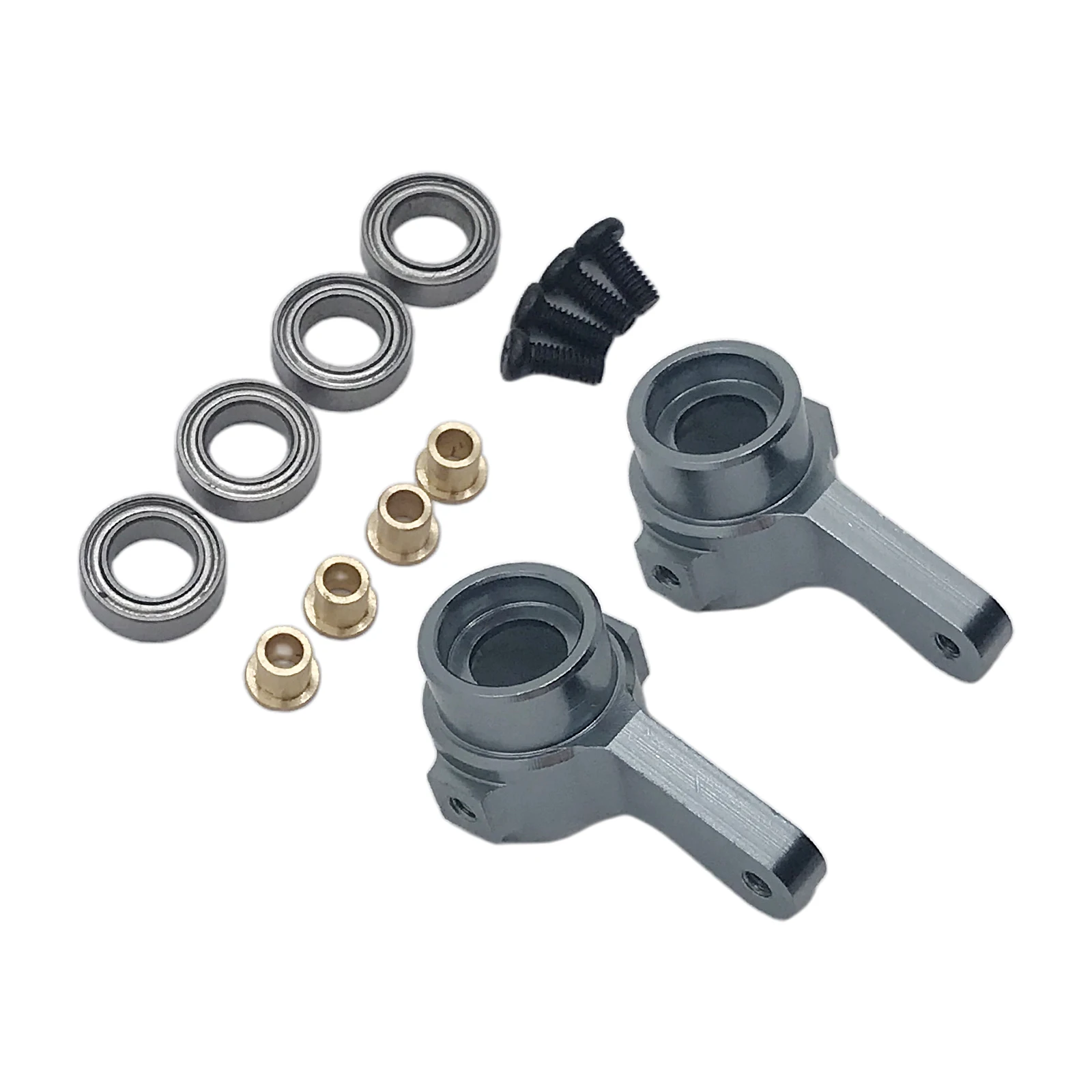 

2x Remote Control Model Vehicle Truck Metal Front Axle Steering Cup with Bearing