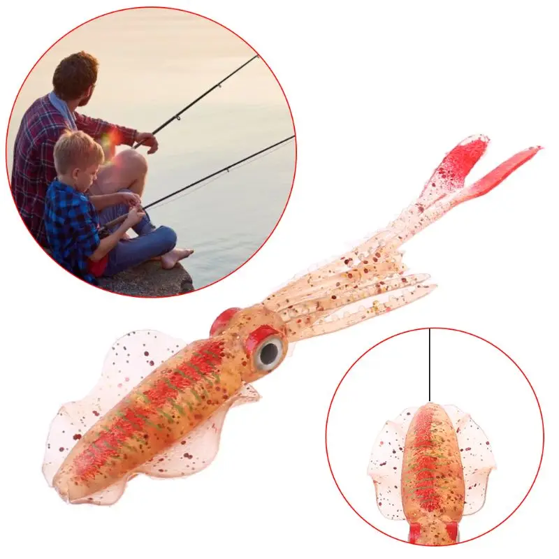 Морская рыболовная биомеханическая кальмары приманки с заячьими ушками тонкие