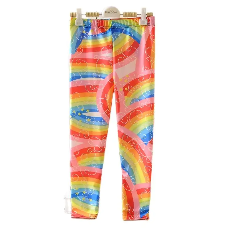 Новинка пикантные эластичные спортивные Леггинсы для девочек с 3D принтом Galaxy Leaf