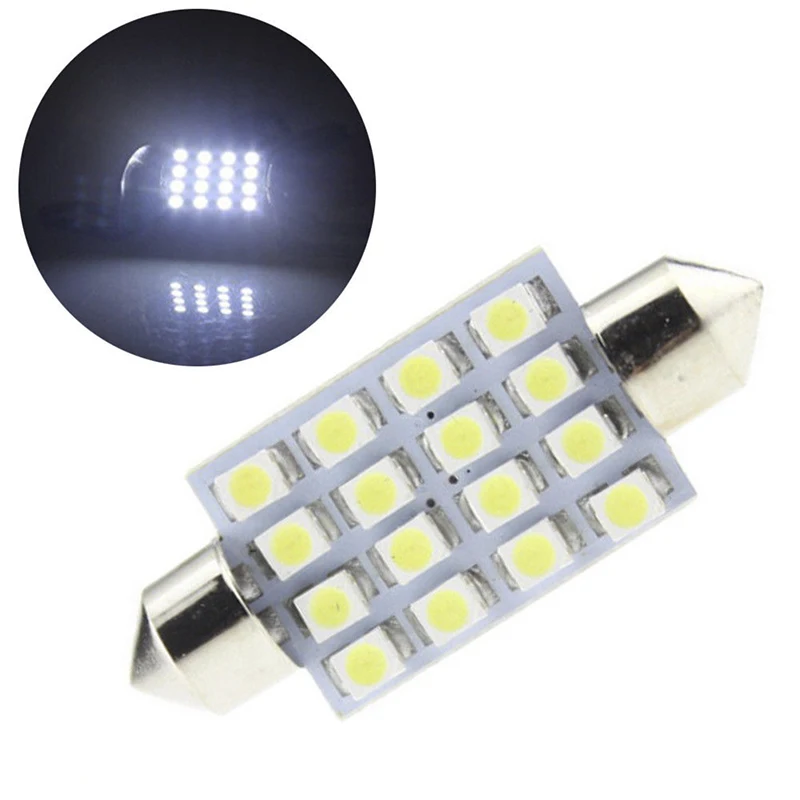 14 шт. светодиодный комплект для внутренней упаковки T10 36 мм Карта Купол номерного