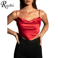 2021 summer new top sexy top backless cami tops bareback tank tops girl group camisole bow cami solid triangle towel slim sling