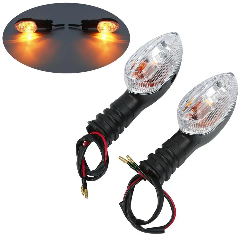 Передний Прозрачный сигнал поворота для мотоцикла Yamaha YZF R1 R6 FZ1 FZ6 все годы |