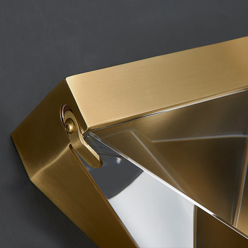 Хрустальный Золотой прикроватный настенный светильник черный s для виллы