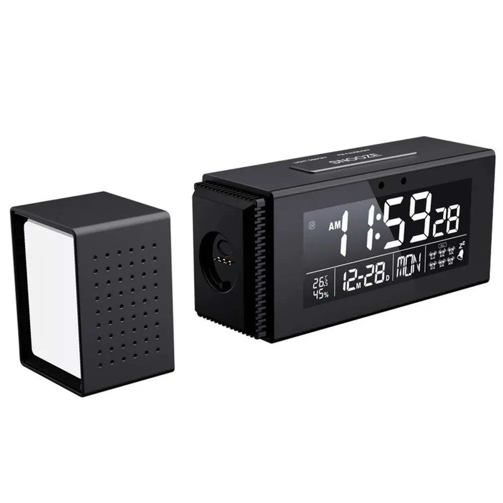 

Modern Style Multifunctional LED Digital Alarm Clock Home Night Light Thermometer Calendar Week Display Bedroom Decor