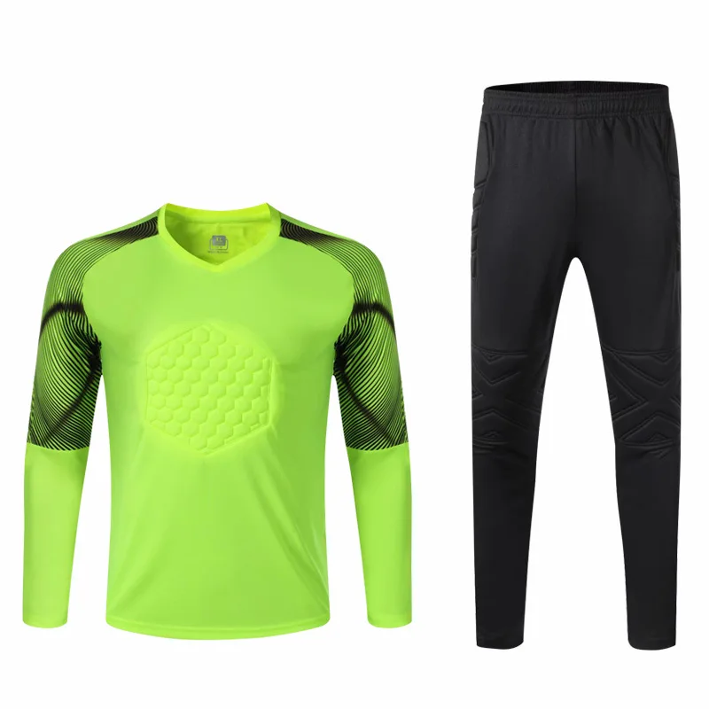 Мужской/женский плотный дышащий костюм вратаря баскетбольная кофта с длинным