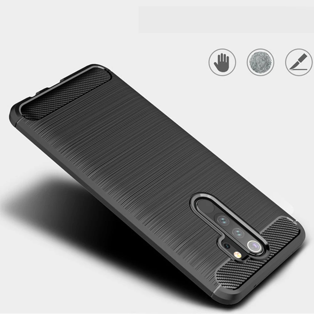 Для Xiaomi Redmi Note 8 Pro Чехол из углеродного волокна чехол 360 полная защита чехол для телефона Redmi Note 8 чехол противоударный бампер