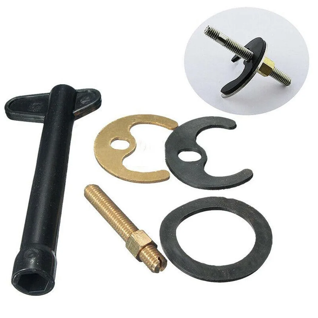 

1 Set Tap Faucet Fixing Fitting Kit M8 Bolt Washer Wrench Plate Sink Monobloc Mixer Tap For Kitchen Basin Accessories