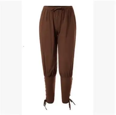 Мужские костюмы для косплея в средневековом стиле повседневные брюки фитнеса с