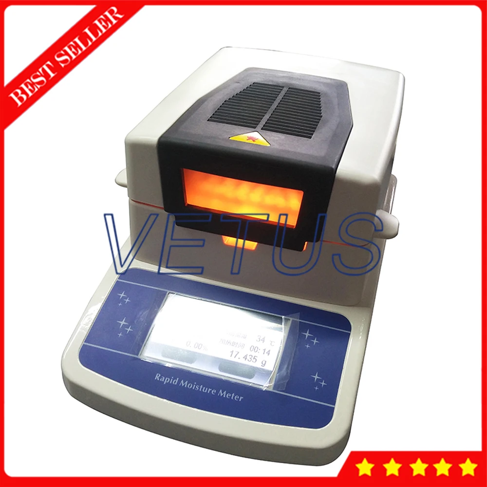 Электронный измеритель влажности зерна с сенсорным экраном галогенный