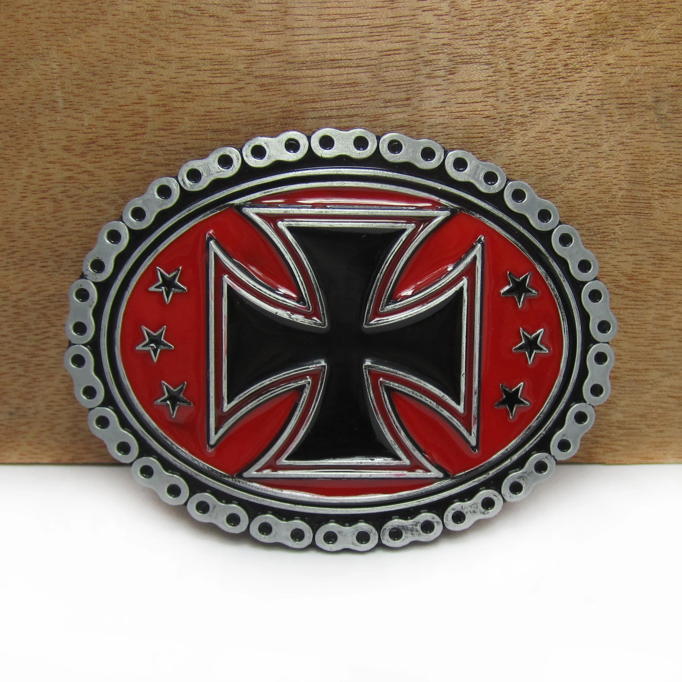 Клубная Пряжка из цинкового сплава ретро Байкерская цепь крест Джинсы подарок