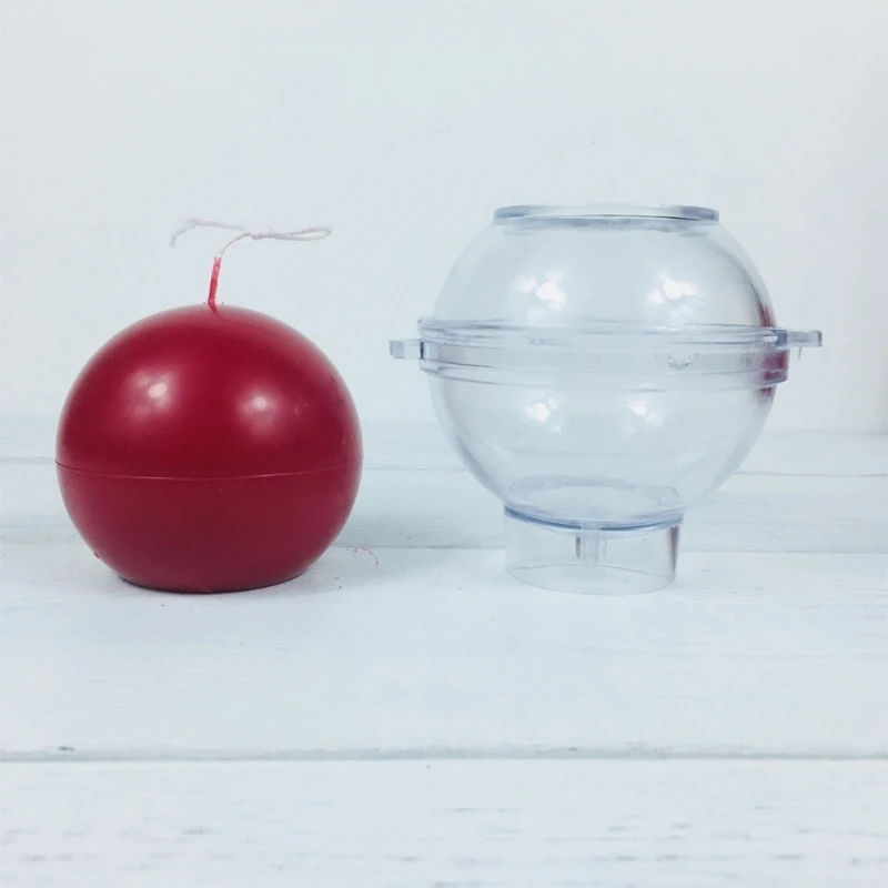 

Plastic Candle Molds for Candle Making Set of 3 - Including Pillar Mold, Cylinder Mold and Sphere Mold - Make Your Own Candles -