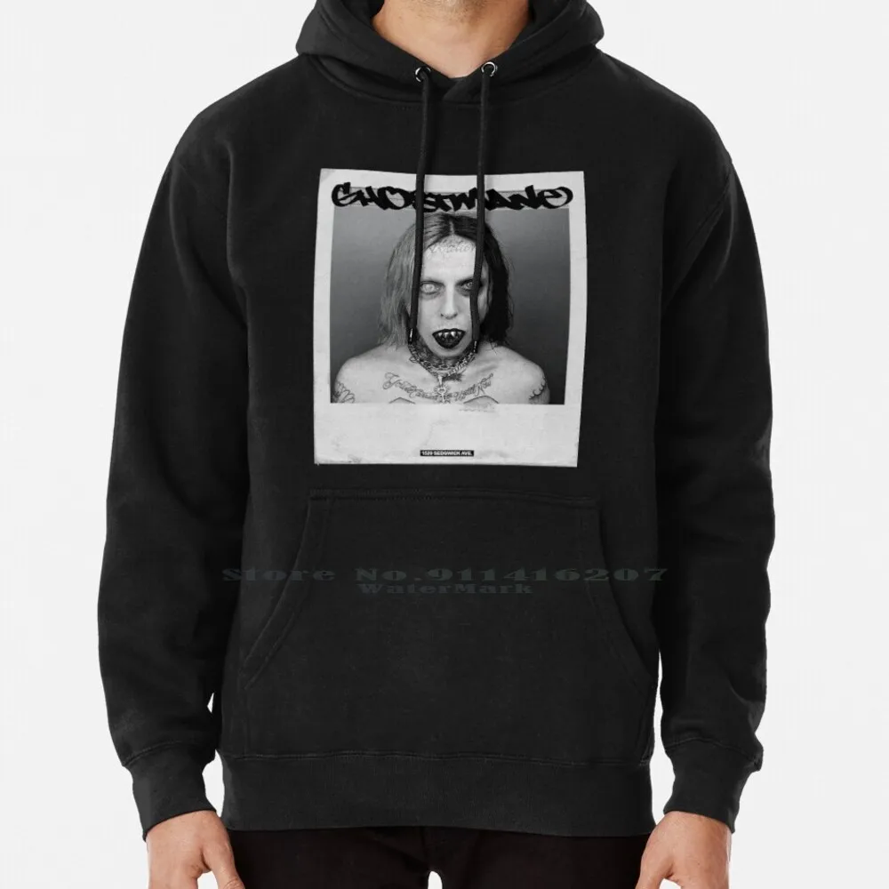 Ghostmane Hoodie Sweater 6xl Cotton Hip Hop Boom Bap Music Festival Young Ma Roddy Ricch Trap Dababy Future Gunna Offset Pouya