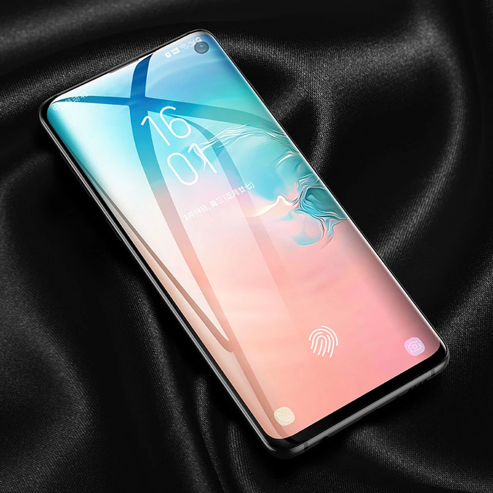 Изогнутое стекло 9D для Samsung Galaxy Note 10 Pro закаленное защиты экрана a10 galaxy a50|Защитные