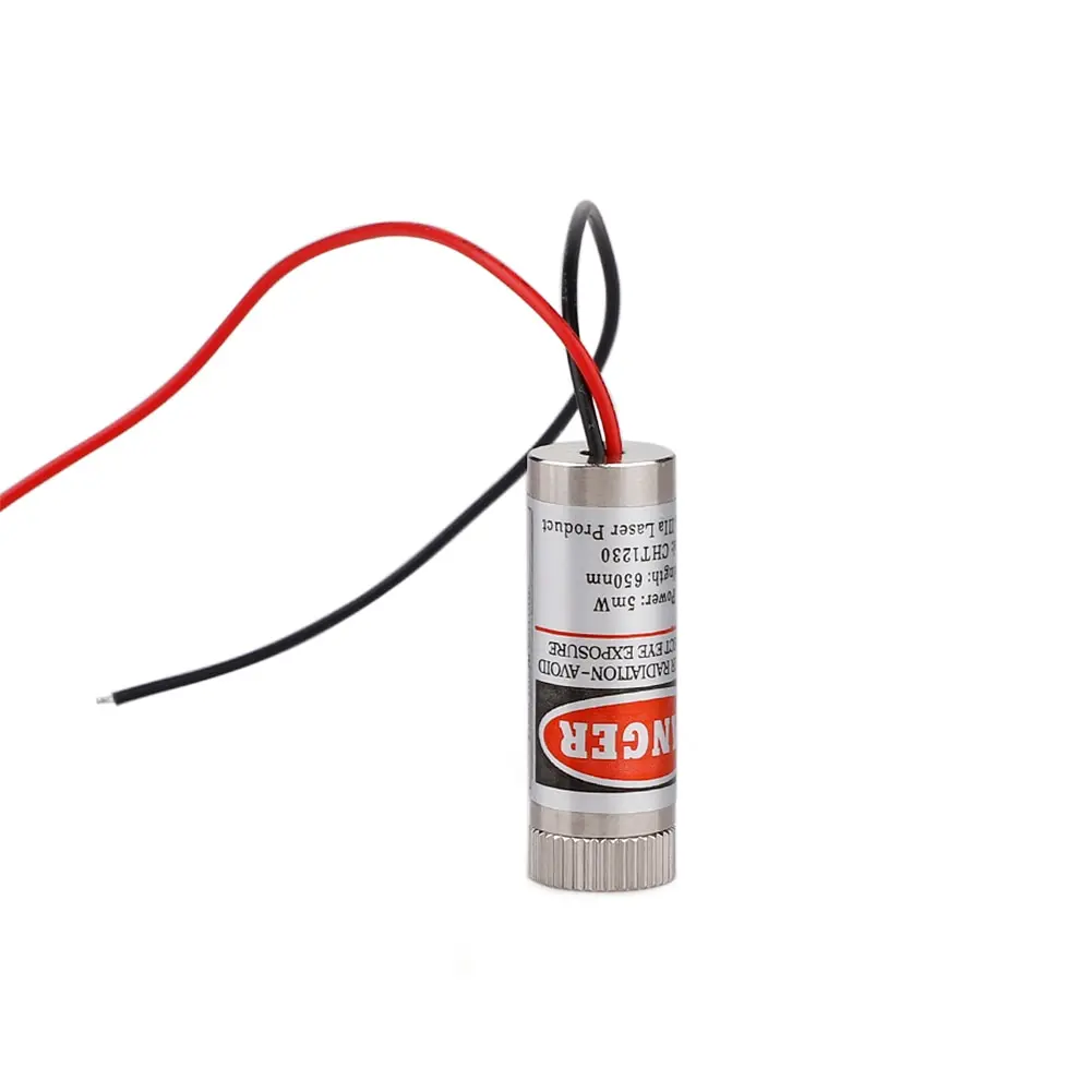 1 шт. 650 нм 5 МВт красная линия лазерный модуль головка стеклянная линза