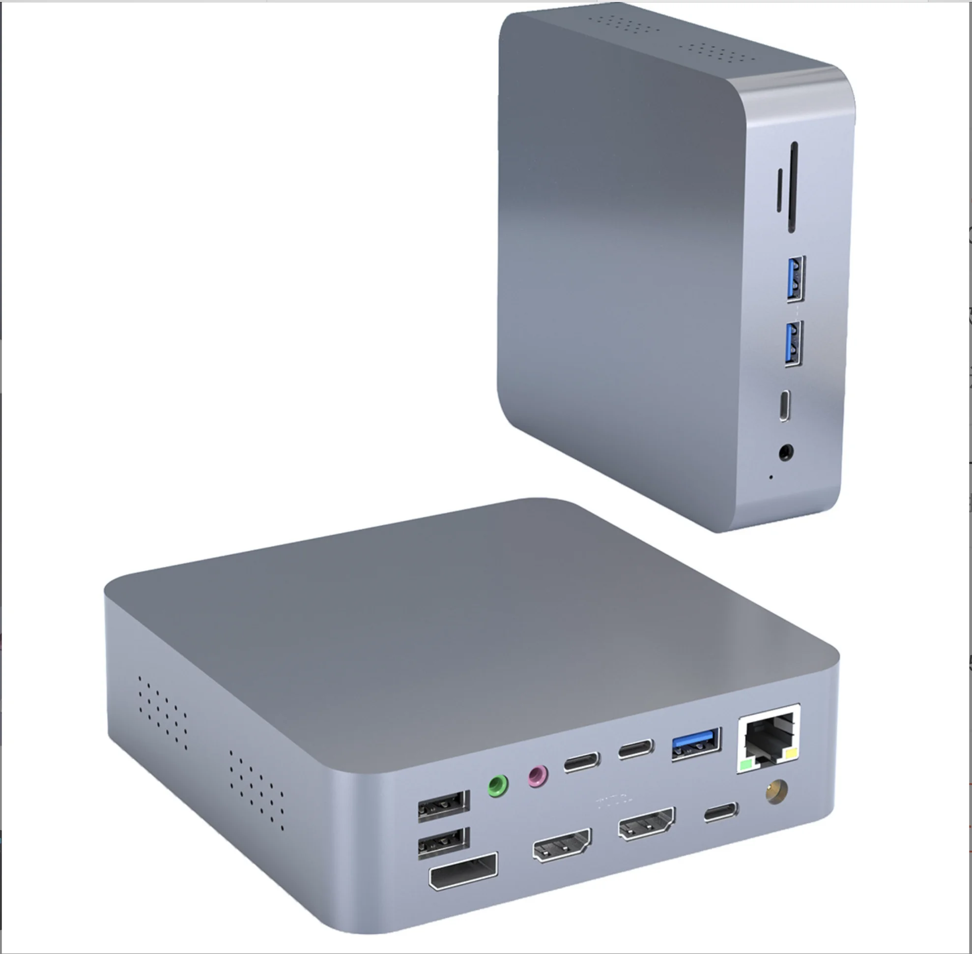 Док-станция 18 в 1 M1 Usb C для настольного компьютера док-станция с тройным монитором