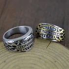Мужское кольцо из нержавеющей стали в стиле ретро, креативный щит, властная бижутерия, подарок