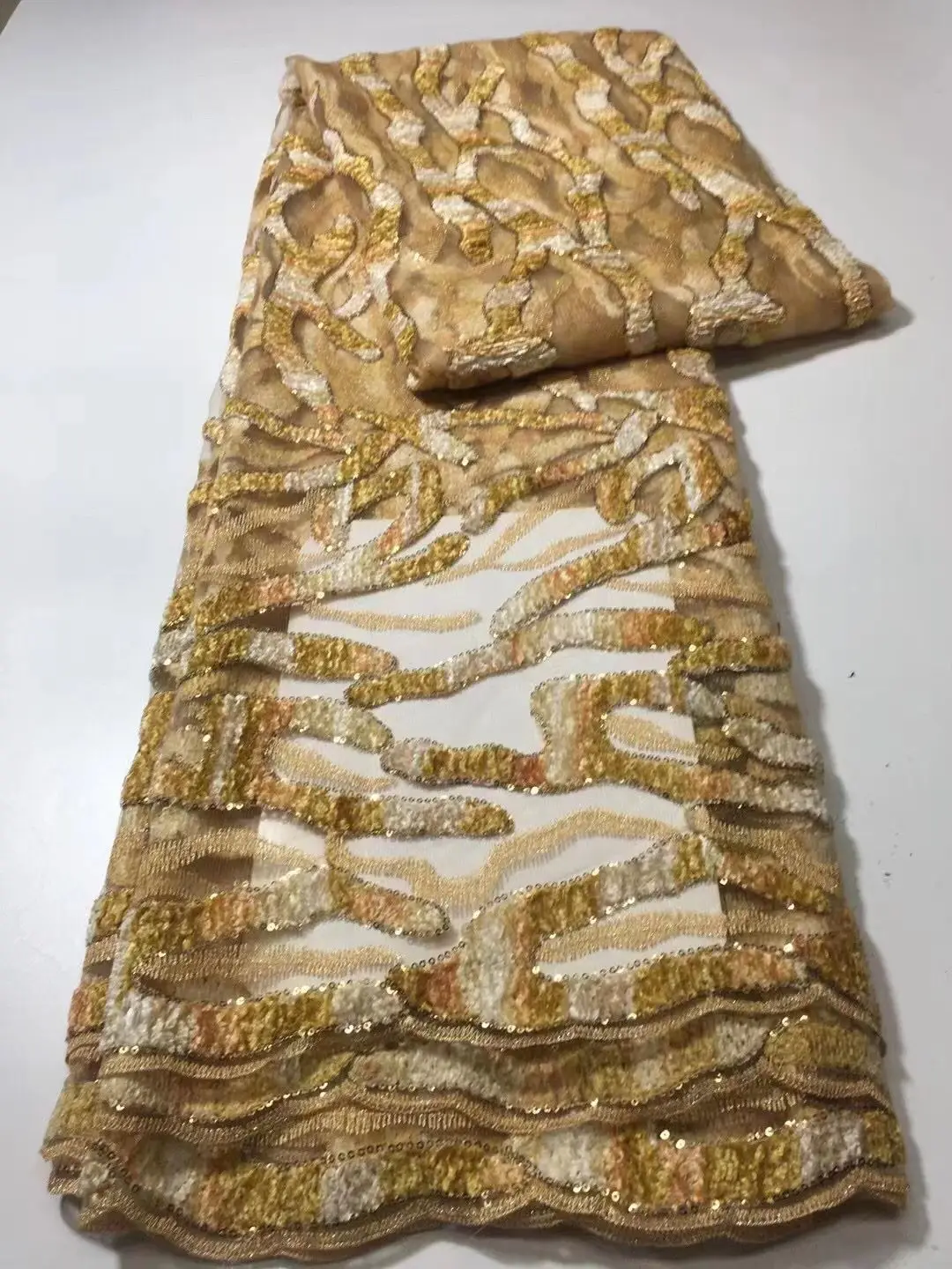 Африканская кружевная ткань 2022 новейшая Золотая индийская сари высокого